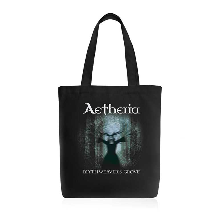 Mockup of the bag with the album cover printed on it