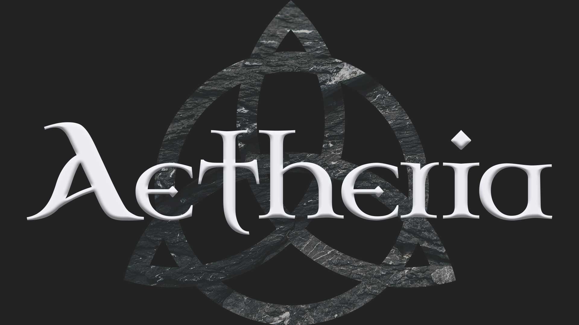 Aetheria logo on a banner